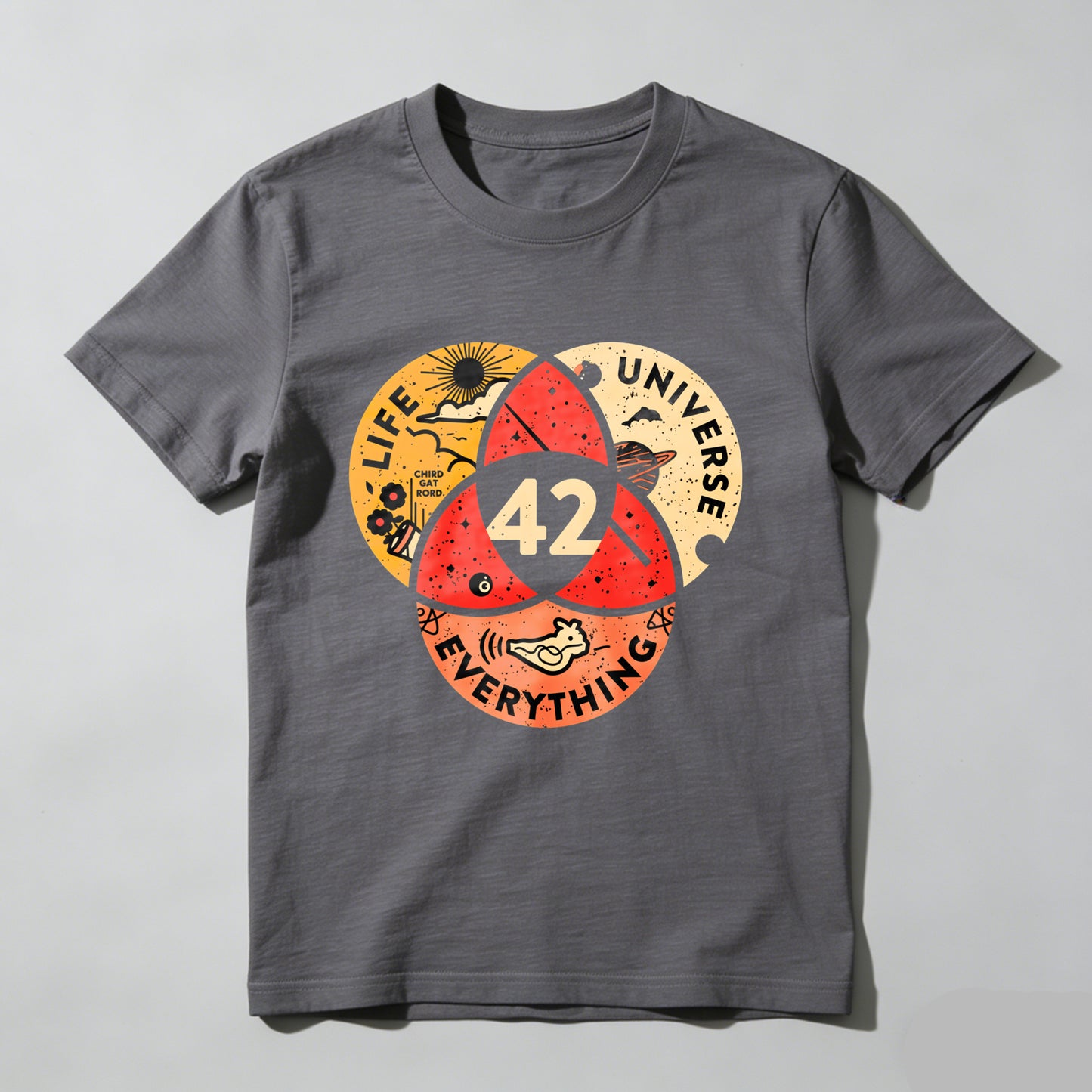 Wardrobecart Life Universe Everything Number Forty Two Unisex Classic T-shirt