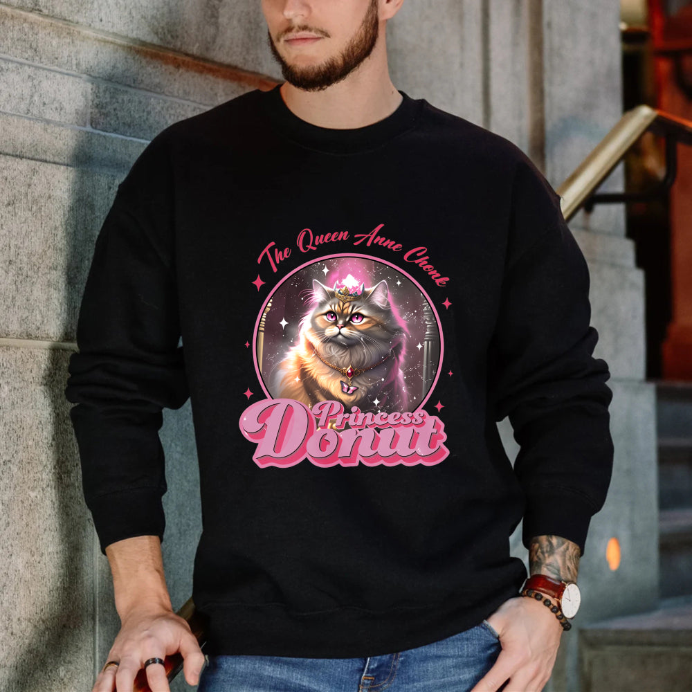 Wardrobecart Cat Princess Dorut The Queen Anne Chant Unisex Classic Sweatshirt
