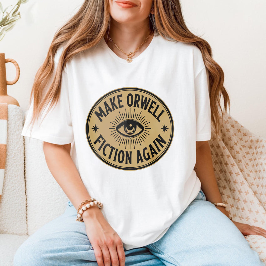 Wardrobecart Make Orwell Fiction Again Eye Symbol Unisex Classic T-shirt