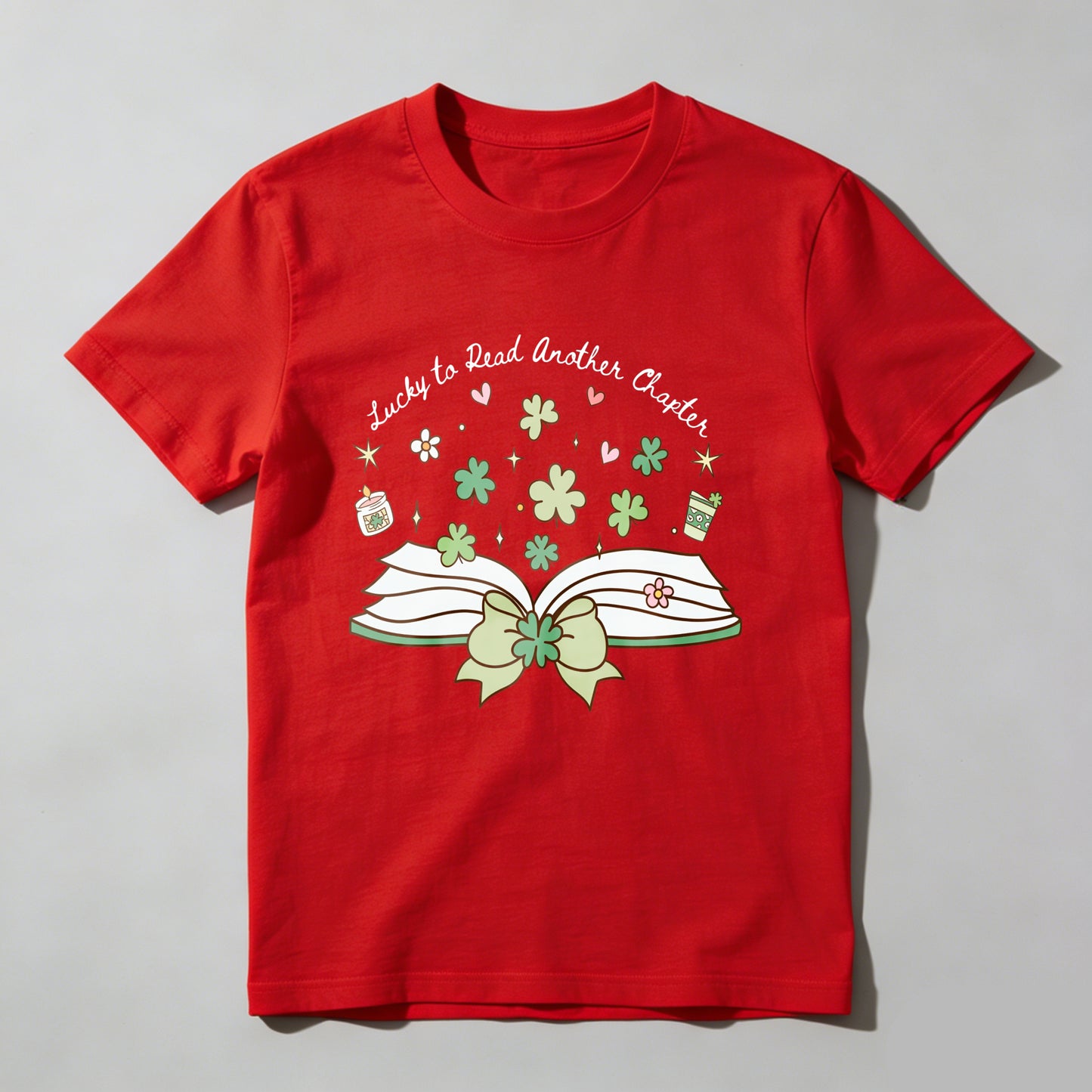 WardrobecartOpen Book With Flowers And Stars Unisex Classic T-shirt