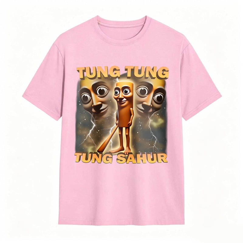 100% Cotton Tung Tung Tung Sahur Graphic Tee
