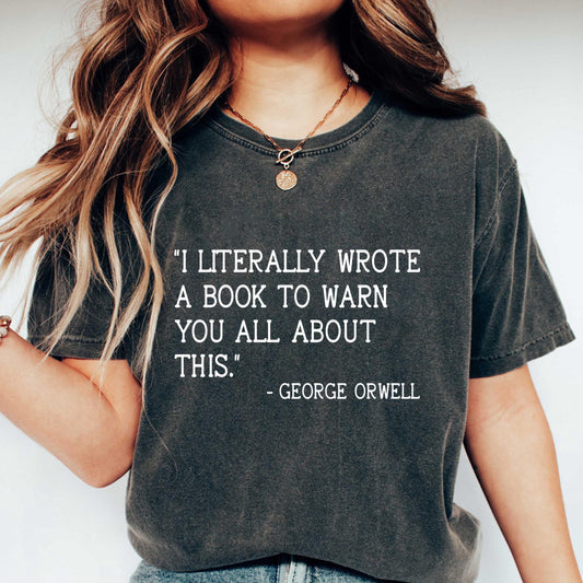 Wardrobecart I Literally Wrote A Book To Warn You All About This Unisex Washed T-shirt
