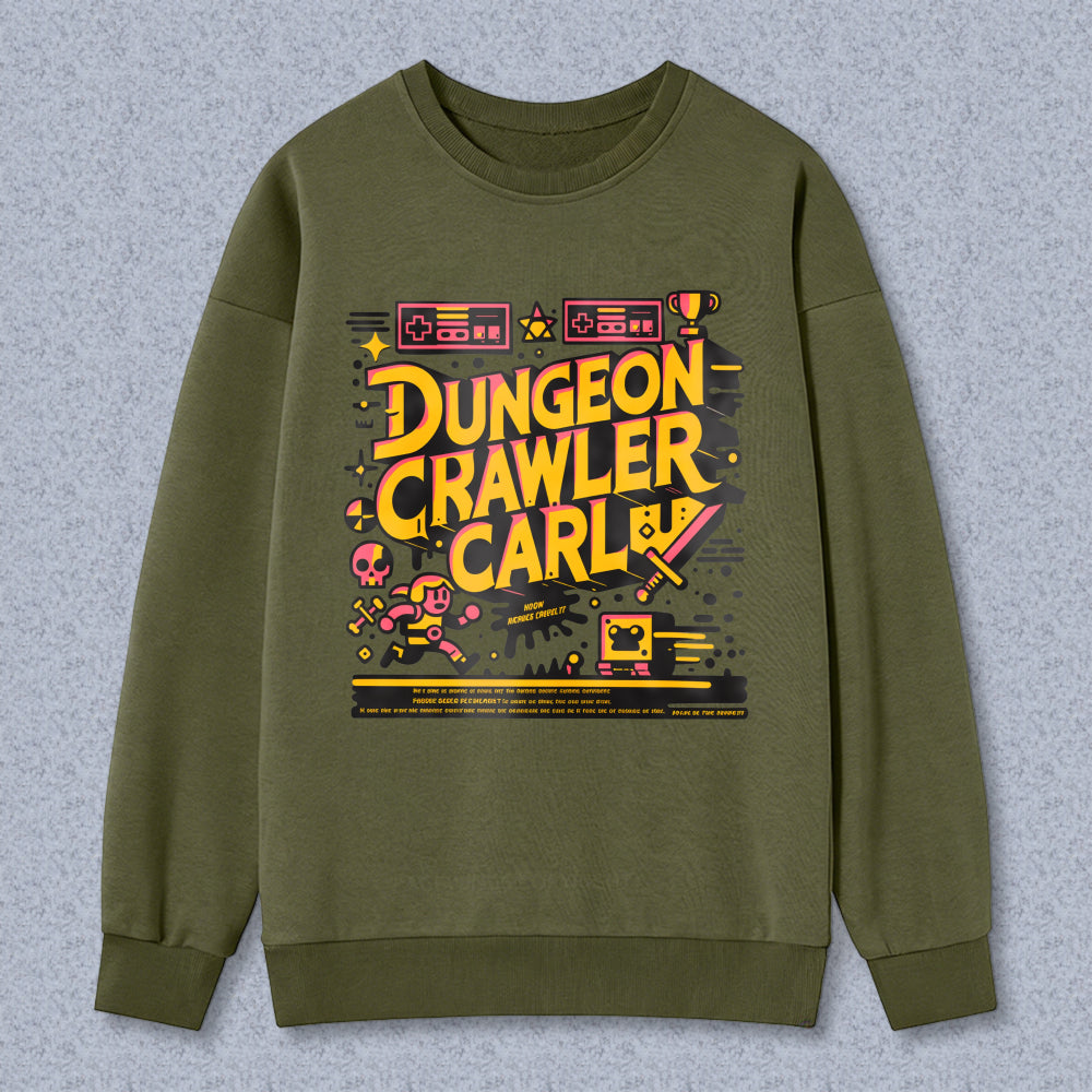 Wardrobecart Dungeon Crawler Carl Pixel Art Design Unisex Classic Sweatshirt