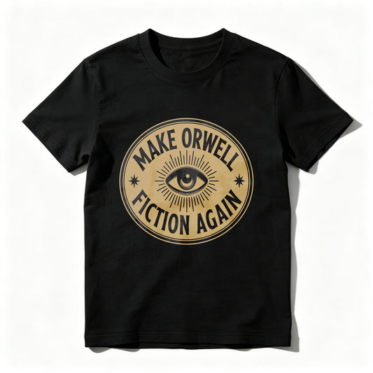Wardrobecart Make Orwell Fiction Again Eye Symbol Unisex Classic T-shirt