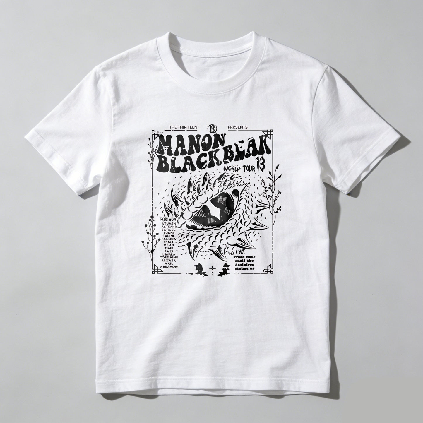 Wardrobecart Manon Blackbeak World Tour 13 Unisex Classic T-shirt