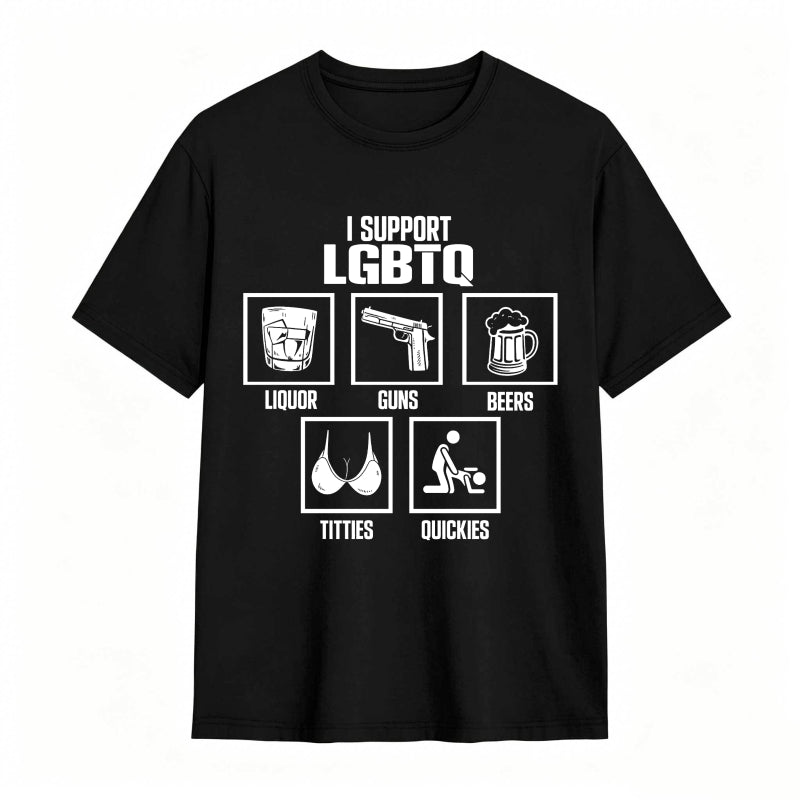 I Support LGBTQ Shirt Funny Meme Shirt