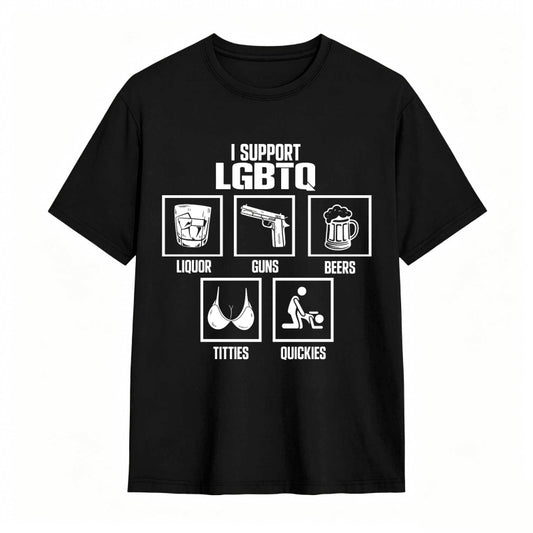 I Support LGBTQ Shirt Funny Meme Shirt