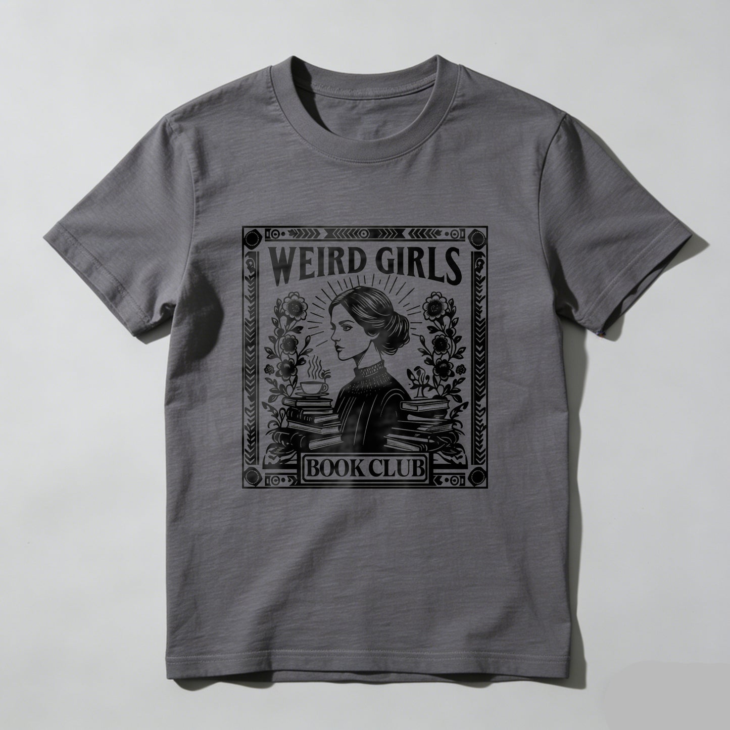 Wardrobecart Weird Girls Book Club Artwork Unisex Classic T-shirt