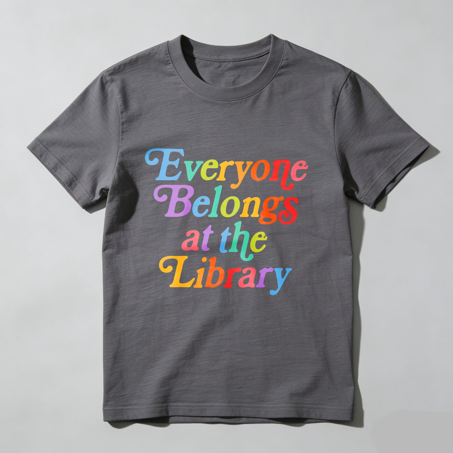 Wardrobecart Everyone Belongs At The Library Unisex Classic T-shirt