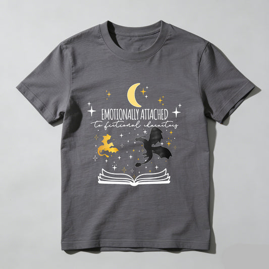 Wardrobecart Emotionally Attached To Fictional Characters Unisex Classic T-shirt