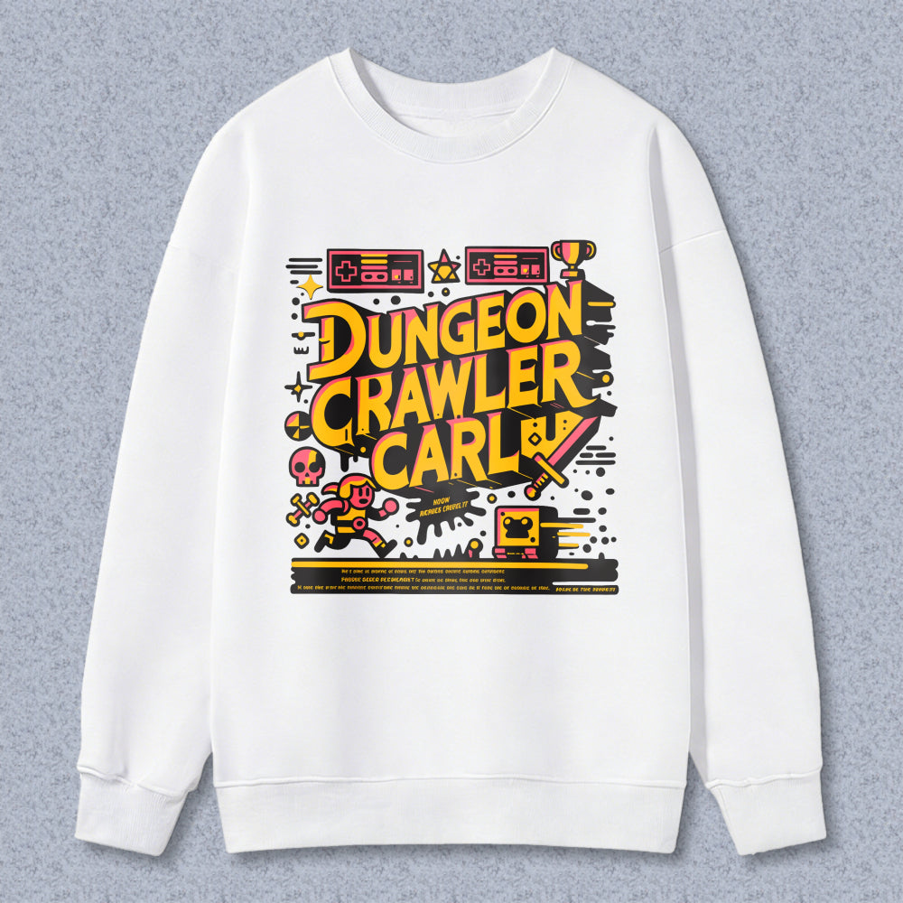 Wardrobecart Dungeon Crawler Carl Pixel Art Design Unisex Classic Sweatshirt