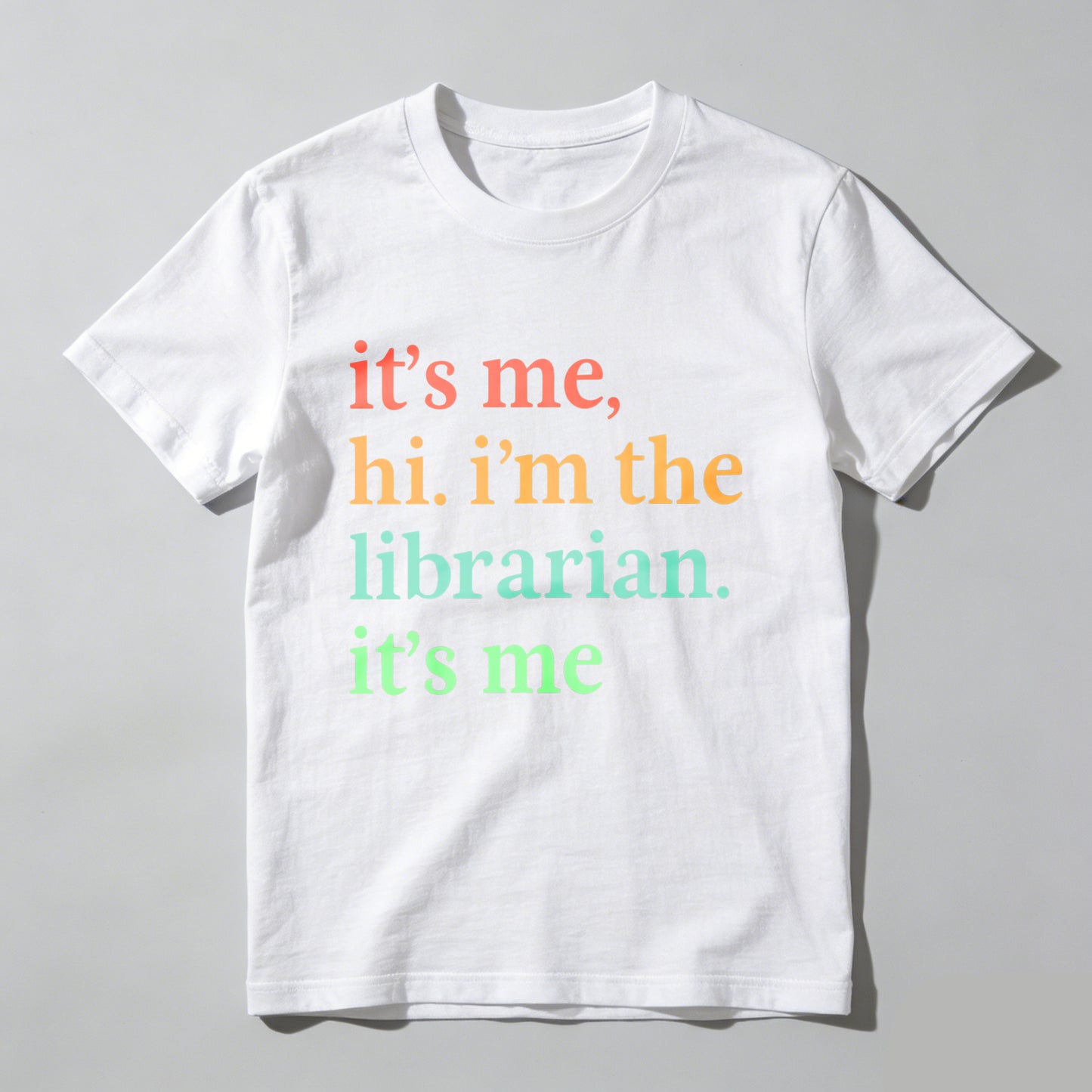 Wardrobecart It's Me Hi I'm The Librarian It's Me Unisex Classic T-shirt