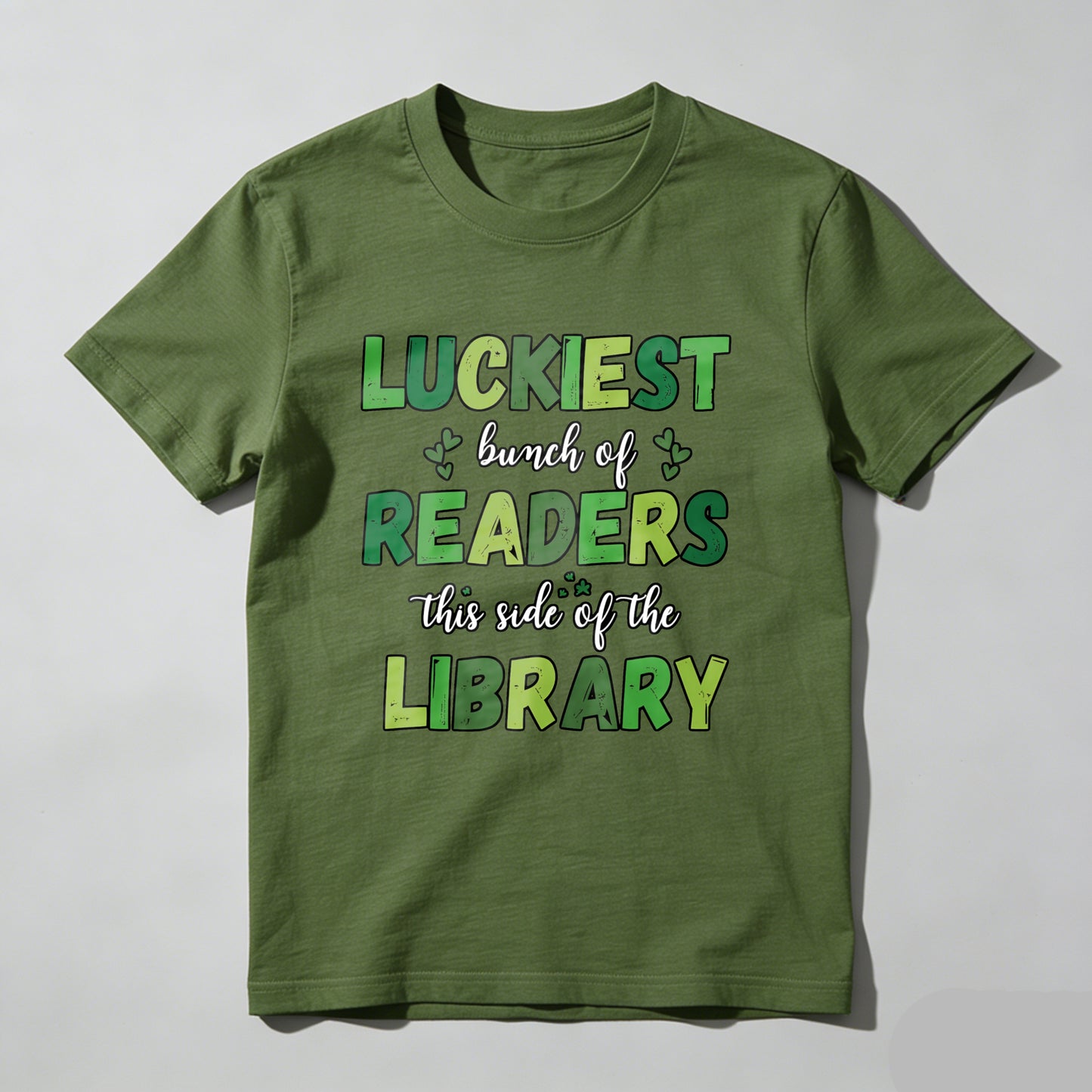 Wardrobecart Luckiest Bunch Of Readers This Side Of The Library Unisex Classic T-shirt