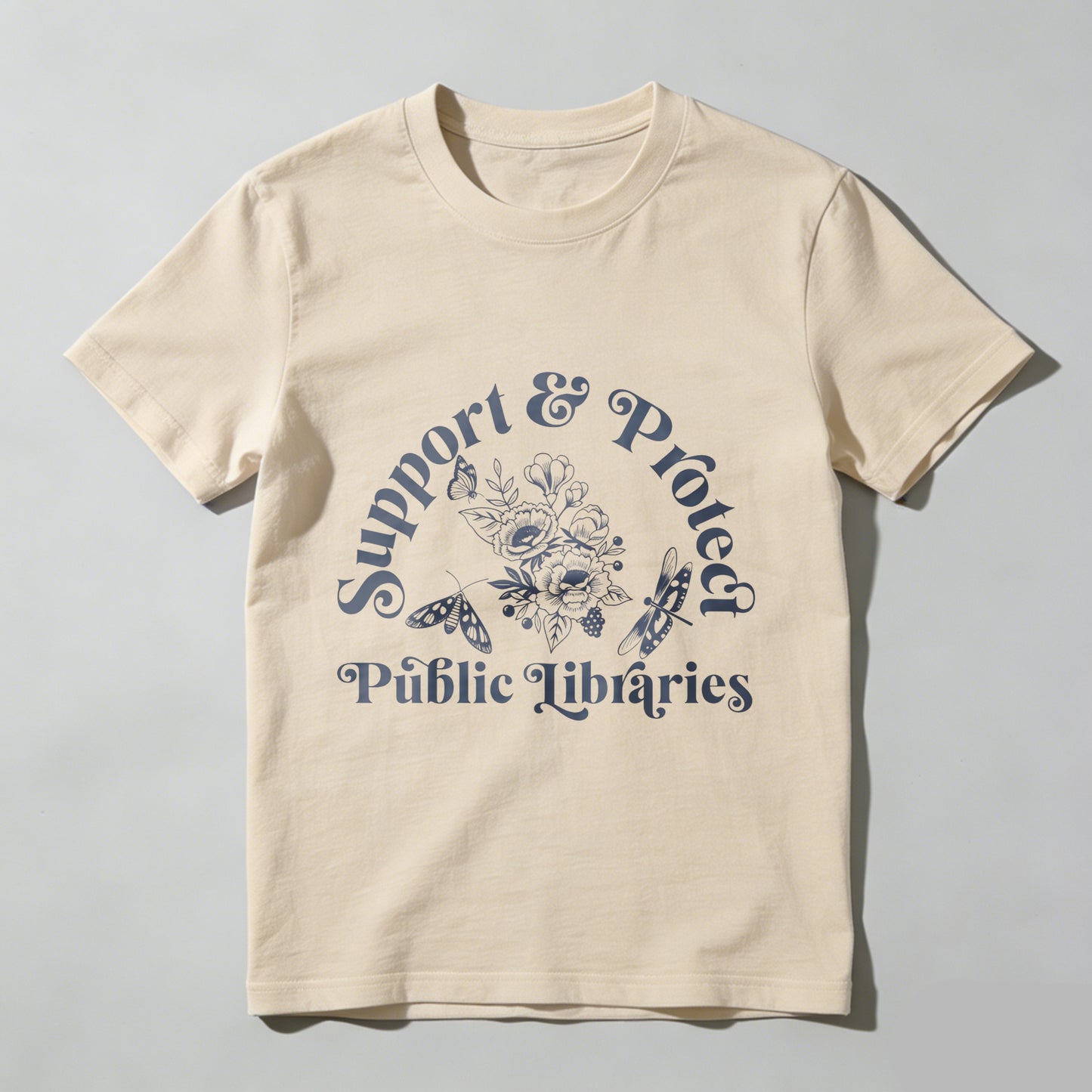 Wardrobecart Support And Protect Public Libraries Unisex Classic T-shirt