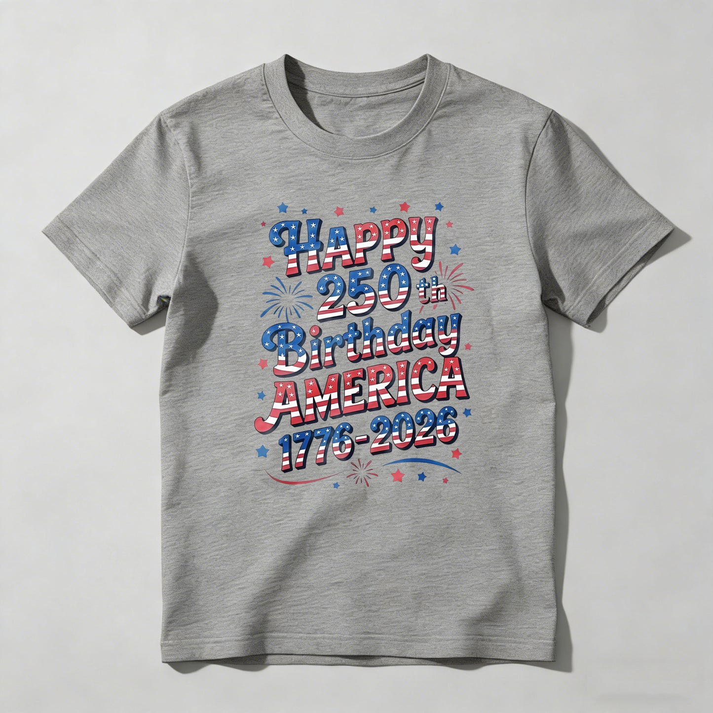Happy 250th Birthday America 1776 2026 T-shirt