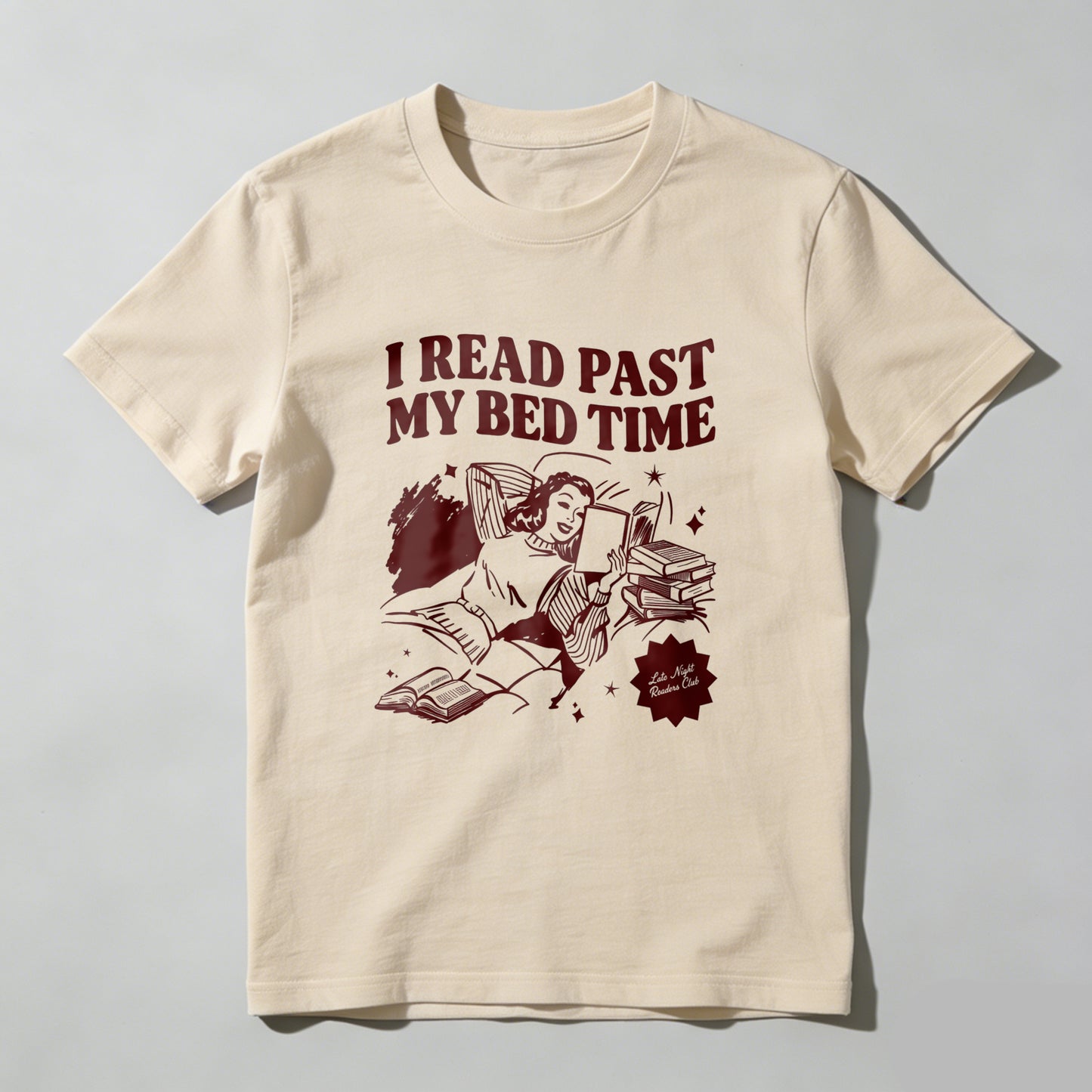 Wardrobecart I Read Past My Bed Time Unisex Classic T-shirt