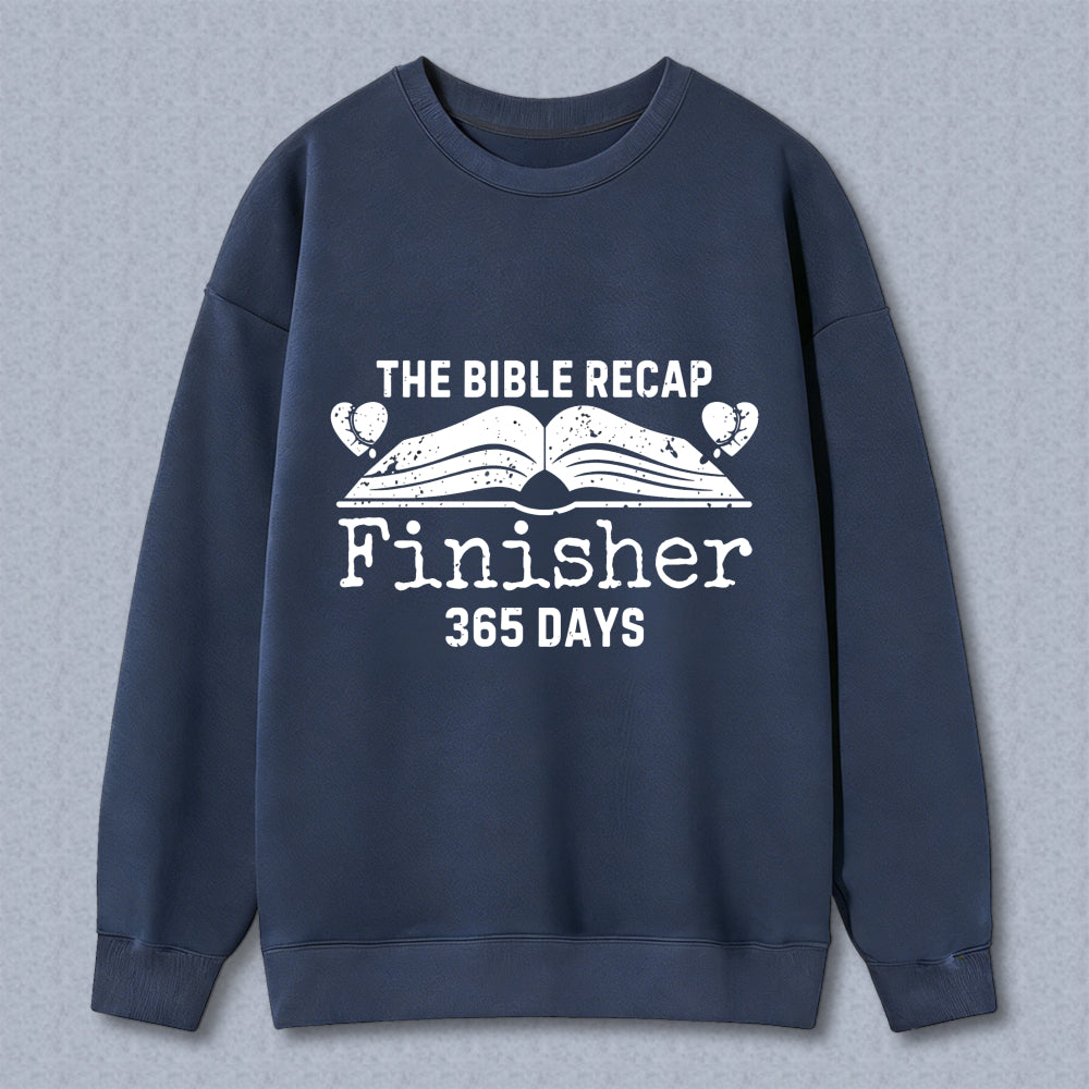 Wardrobecart The Bible Recap Finisher 365 Days Unisex Classic Sweatshirt