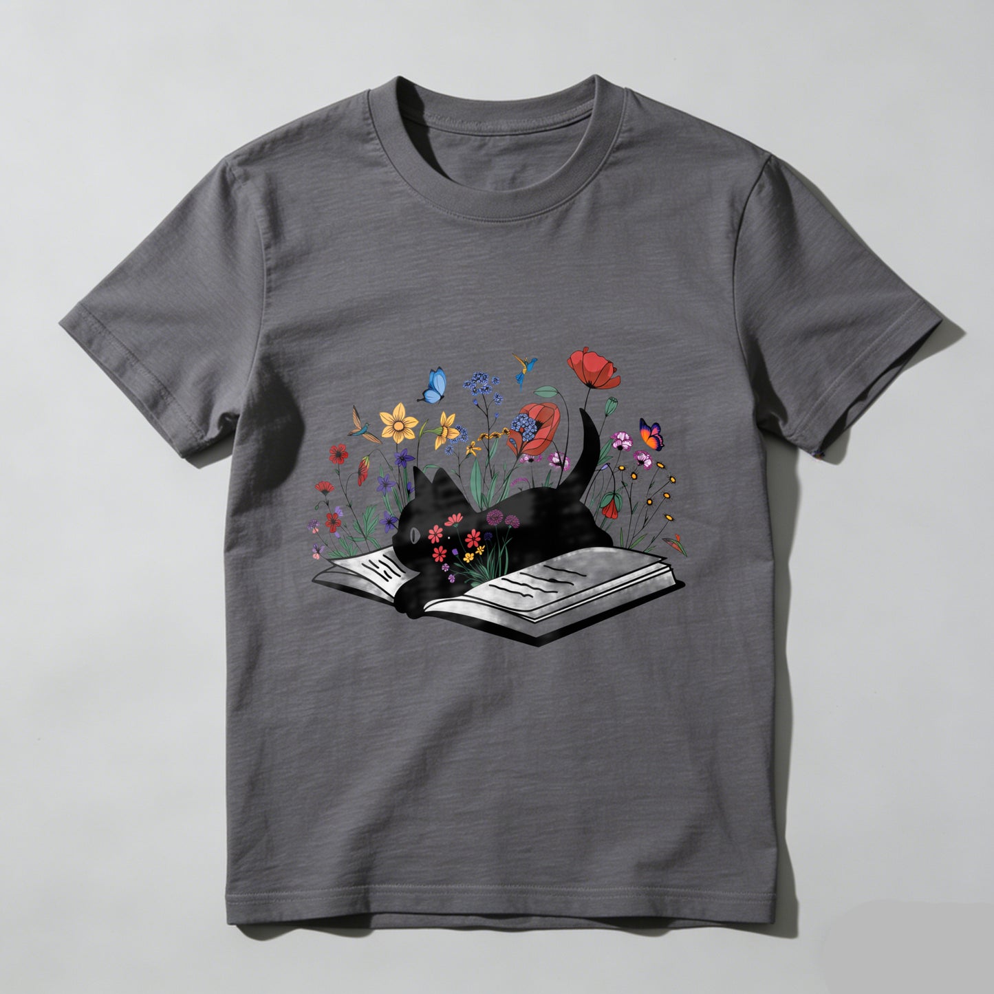 Wardrobecart Book With Flowers Blooming From Pages Unisex Classic T-shirt