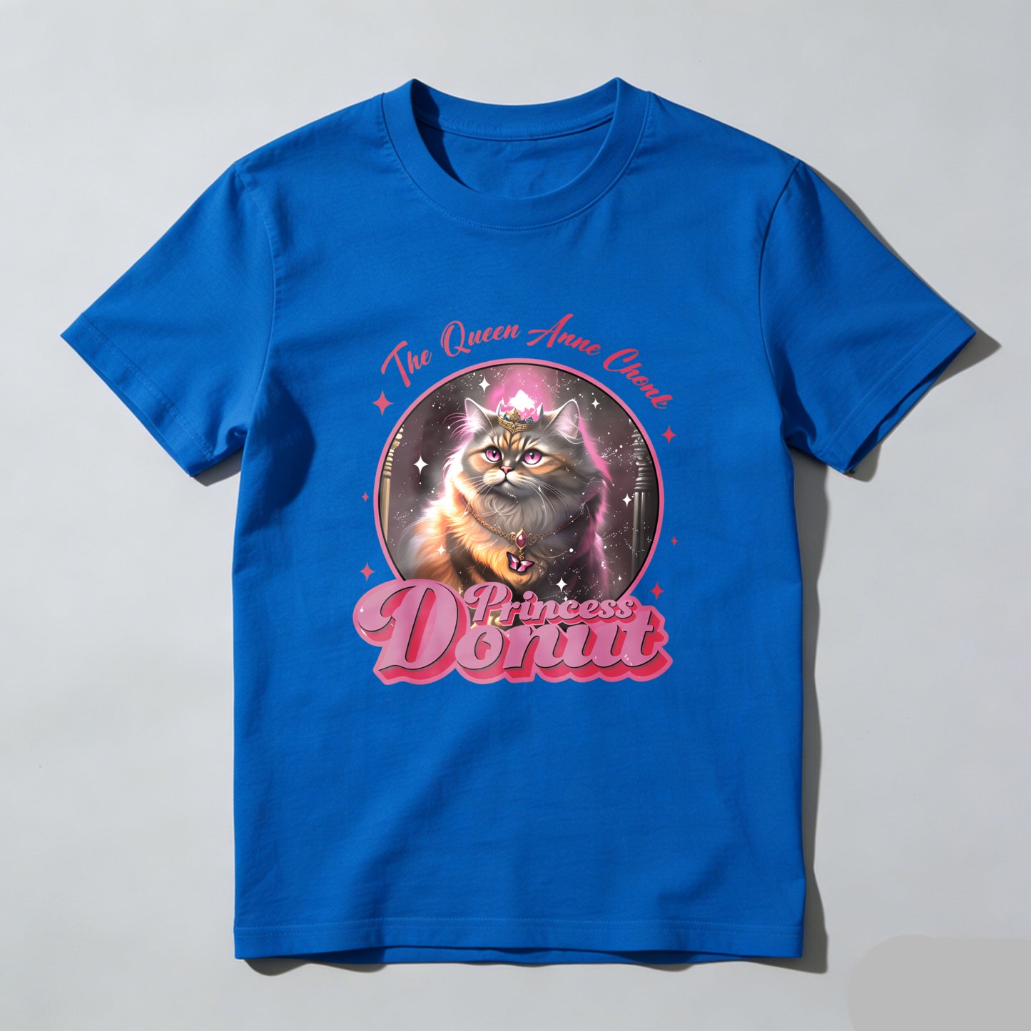Wardrobecart The Queen Anne Cat Princess Donut Unisex Classic T-shirt