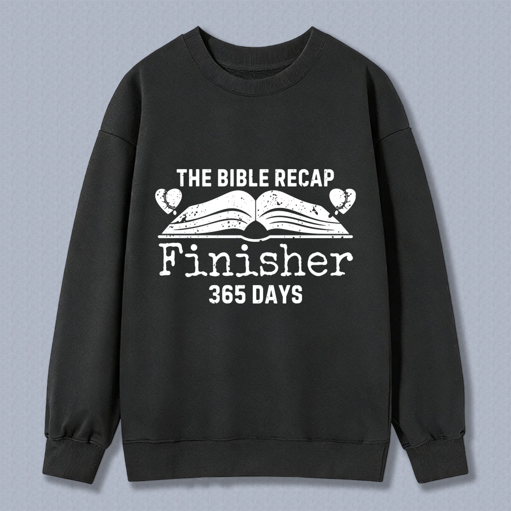 Wardrobecart The Bible Recap Finisher 365 Days Unisex Classic Sweatshirt
