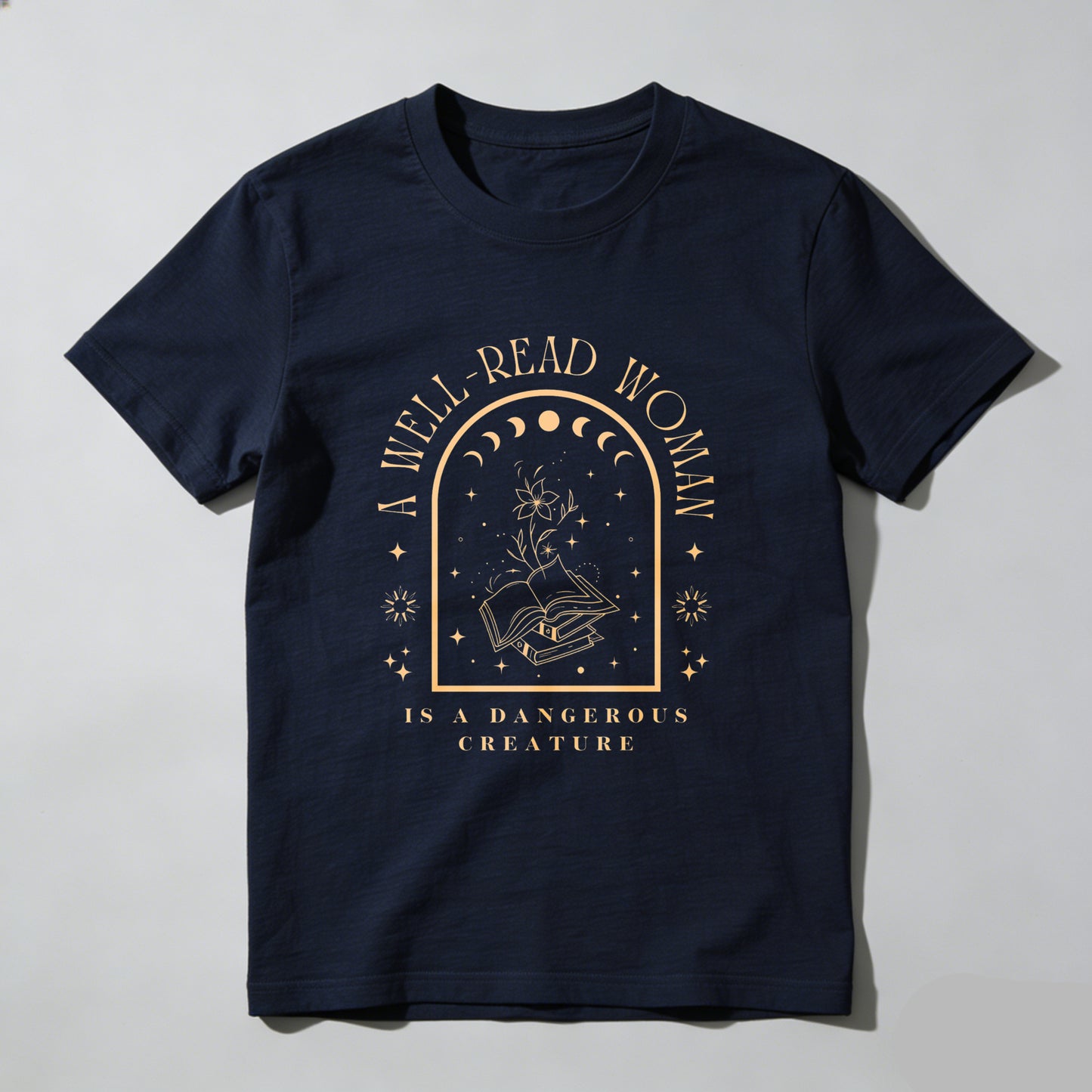 Wardrobecart A Well Read Woman Is A Dangerous Creature Unisex Classic T-shirt