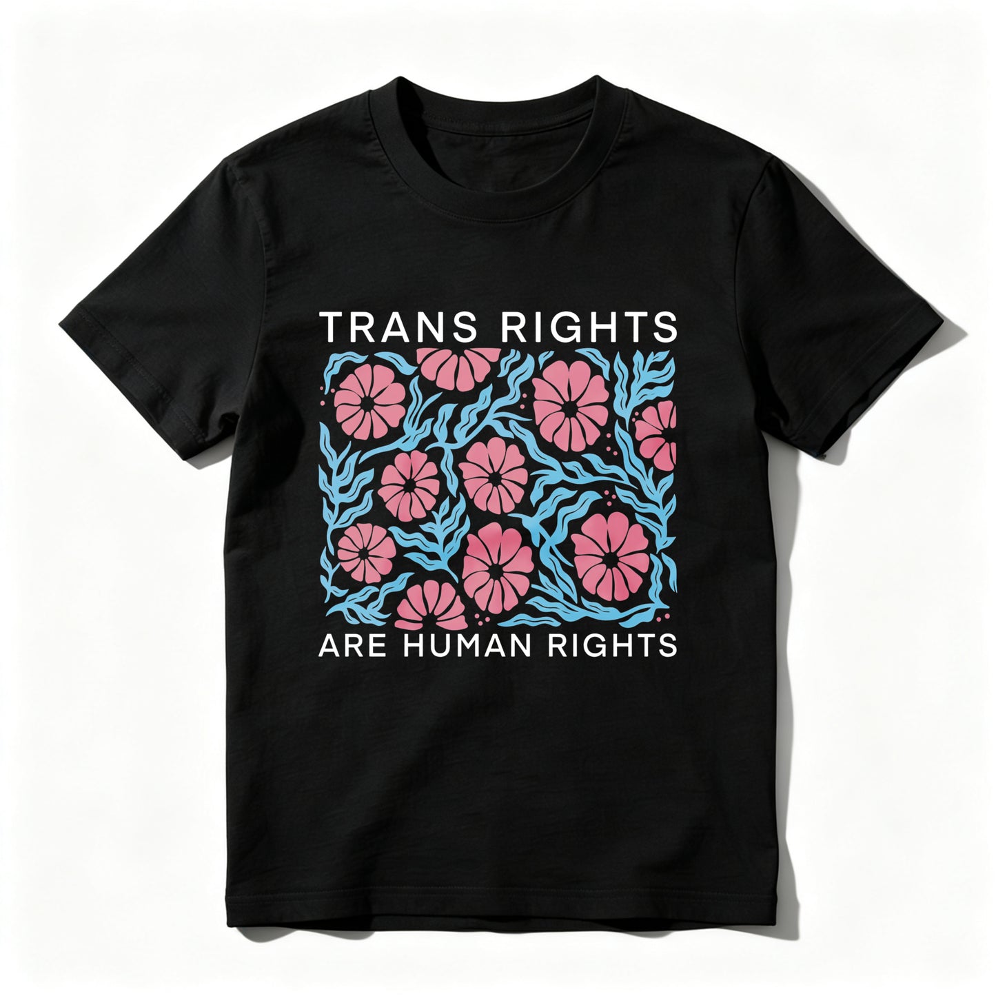 Wardrobecart Trans Rights Are Human Rights Unisex Classic T-shirt
