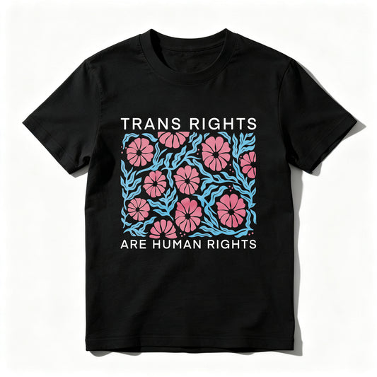 Wardrobecart Trans Rights Are Human Rights Unisex Classic T-shirt