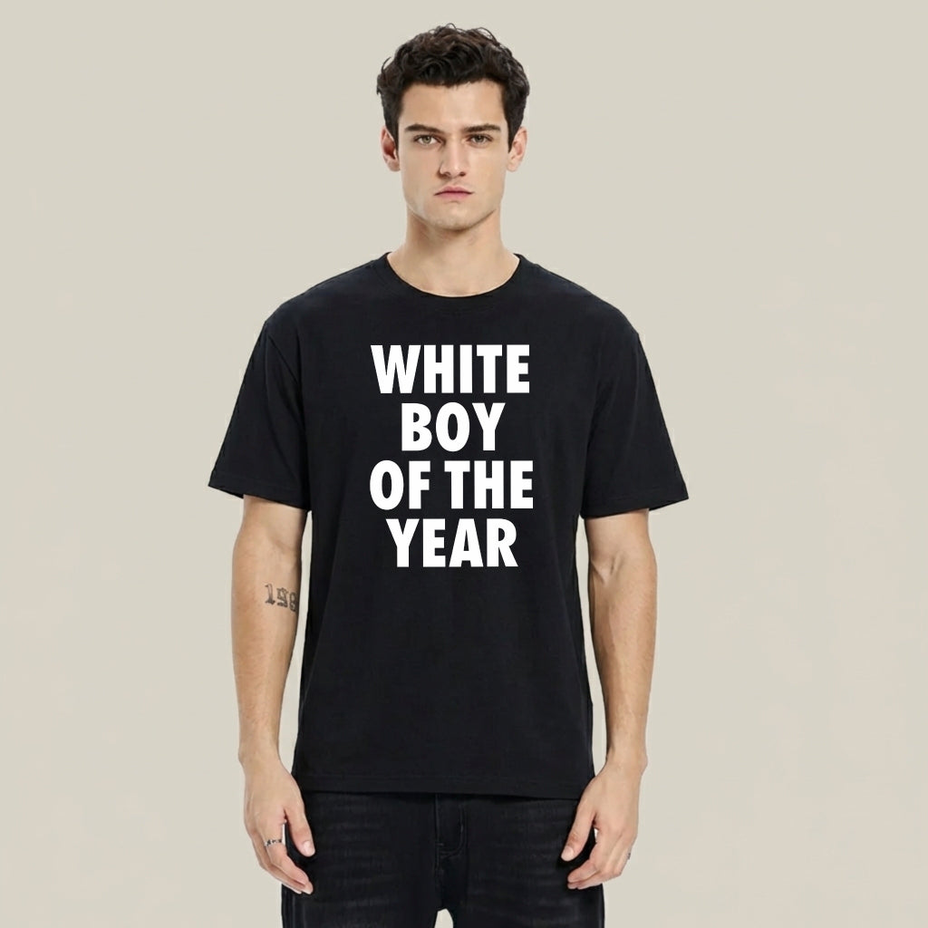 White Boy Of The Year tshirt 100% cotton