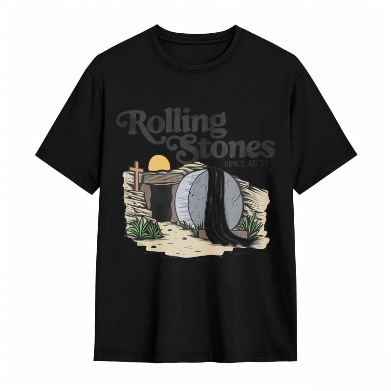Rolling Stones Since Ad 33 Easter Tomb Scene Unisex Classic T-shirt
