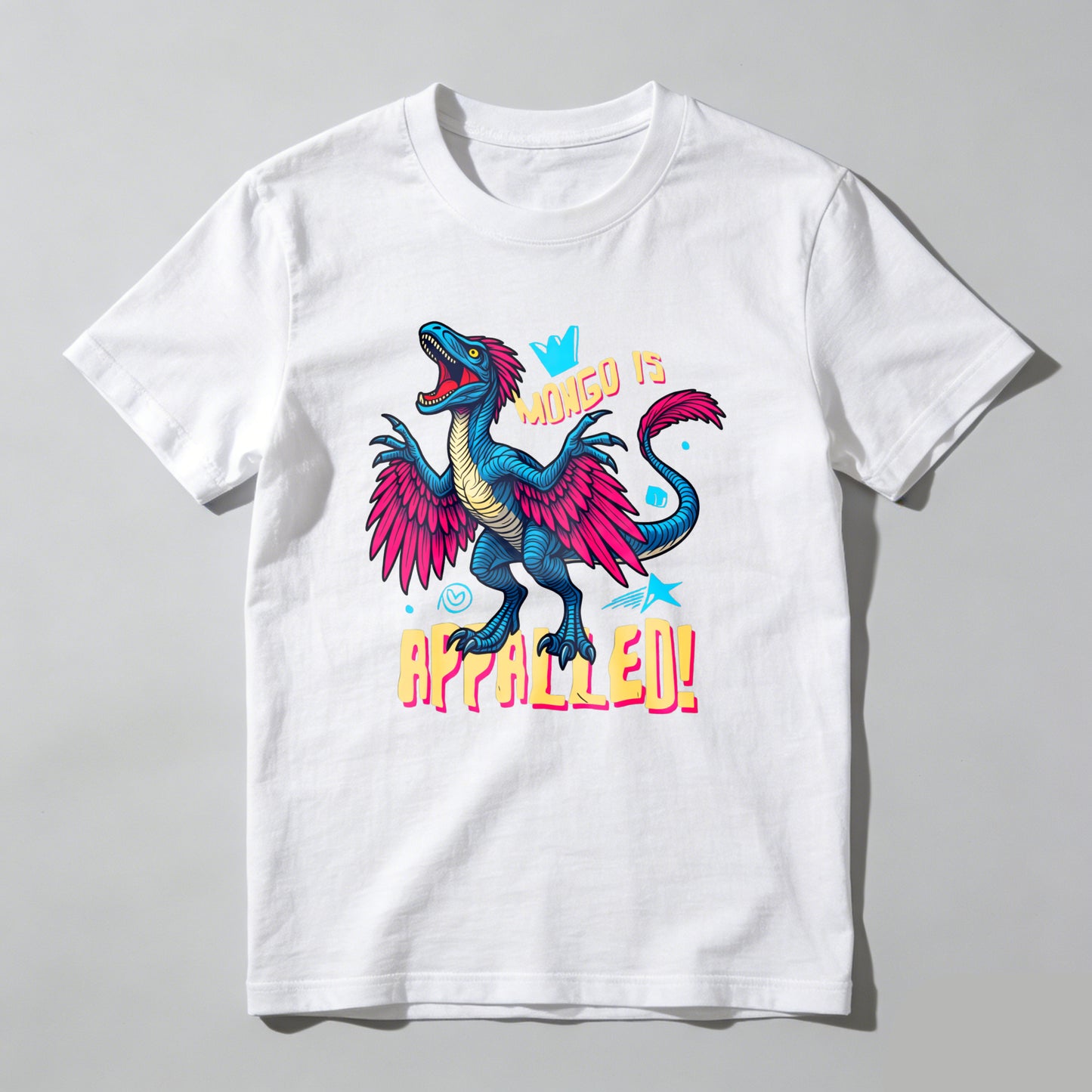 Wardrobecart Mongo Is Appalled Dragon Design Unisex Classic T-shirt