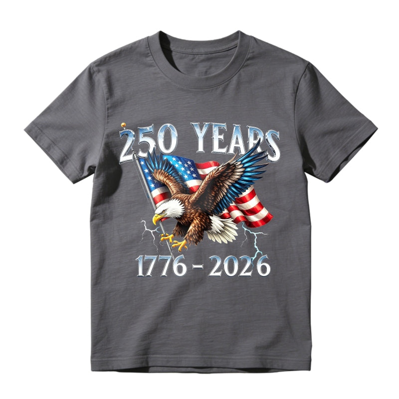 American Eagle And Flag 250 Years 1776 2026 Unisex Classic T-shirt