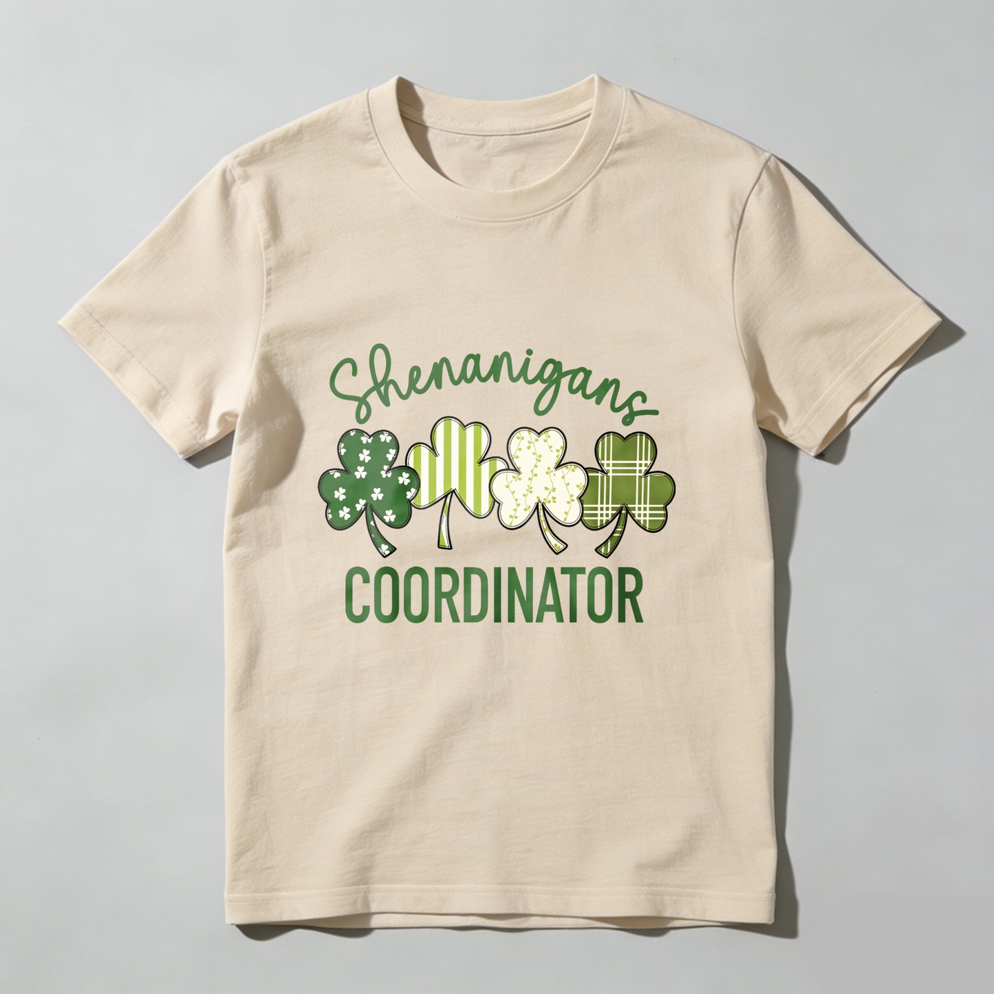 Wardrobecart Shenanigans Coordinator With Four Shamrocks Unisex Classic T-shirt