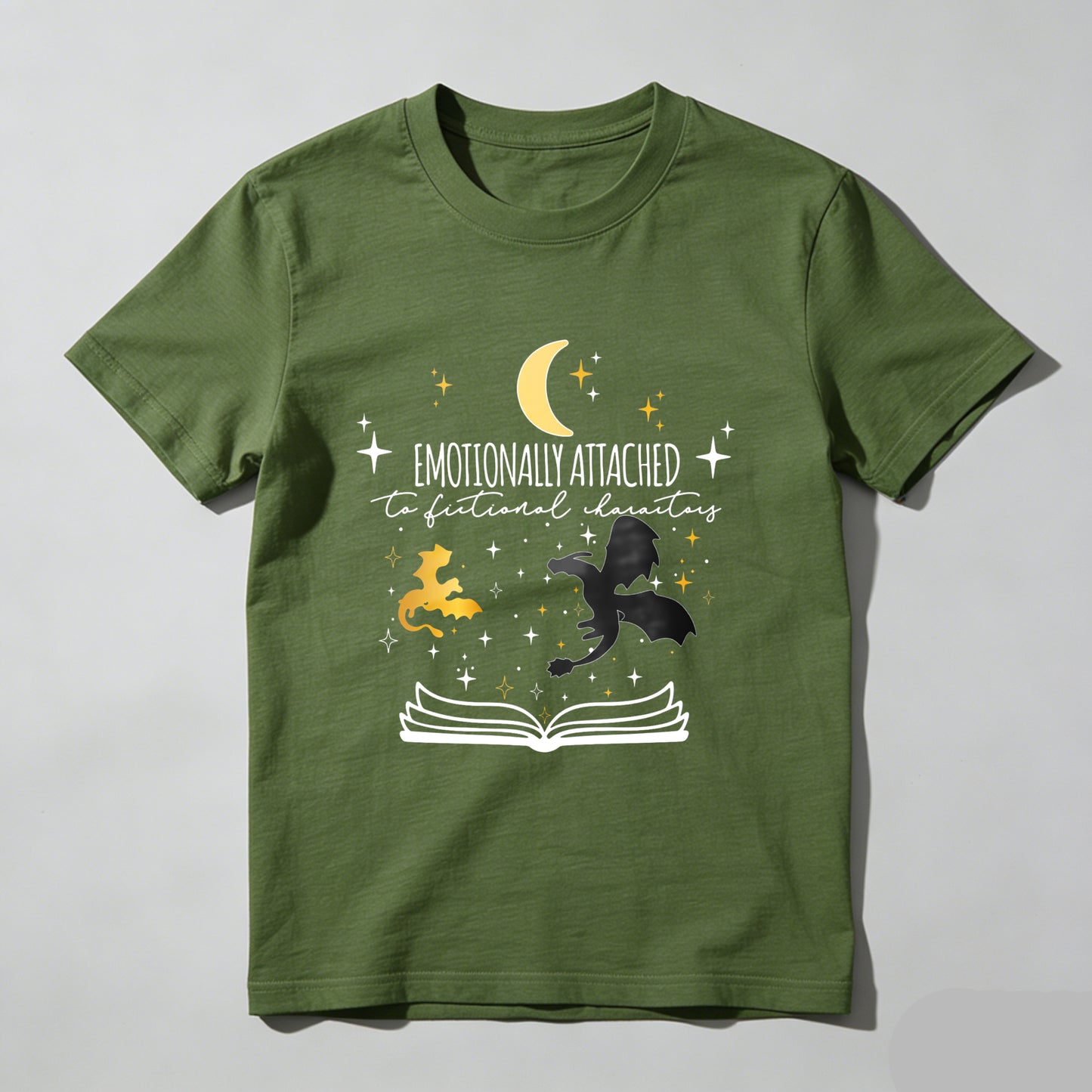 Wardrobecart Emotionally Attached To Fictional Characters Unisex Classic T-shirt