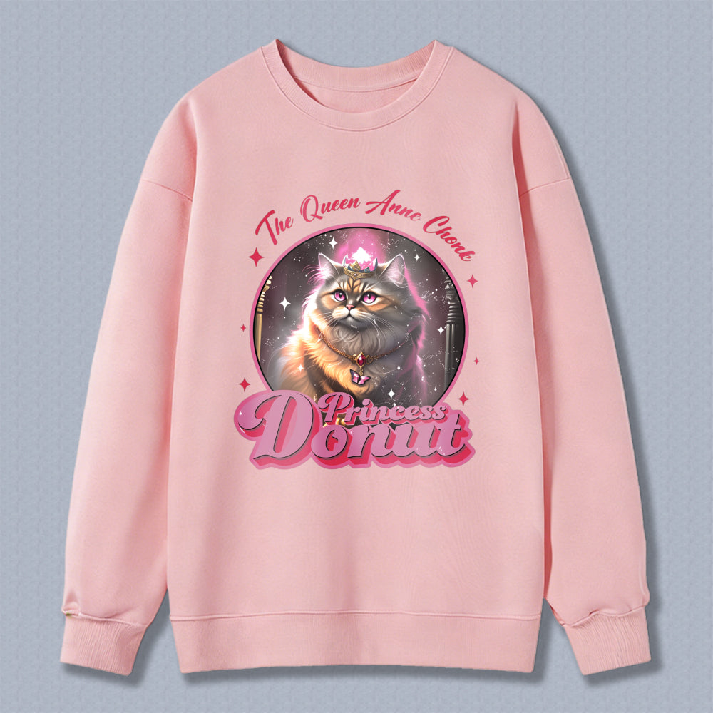 Wardrobecart Cat Princess Dorut The Queen Anne Chant Unisex Classic Sweatshirt