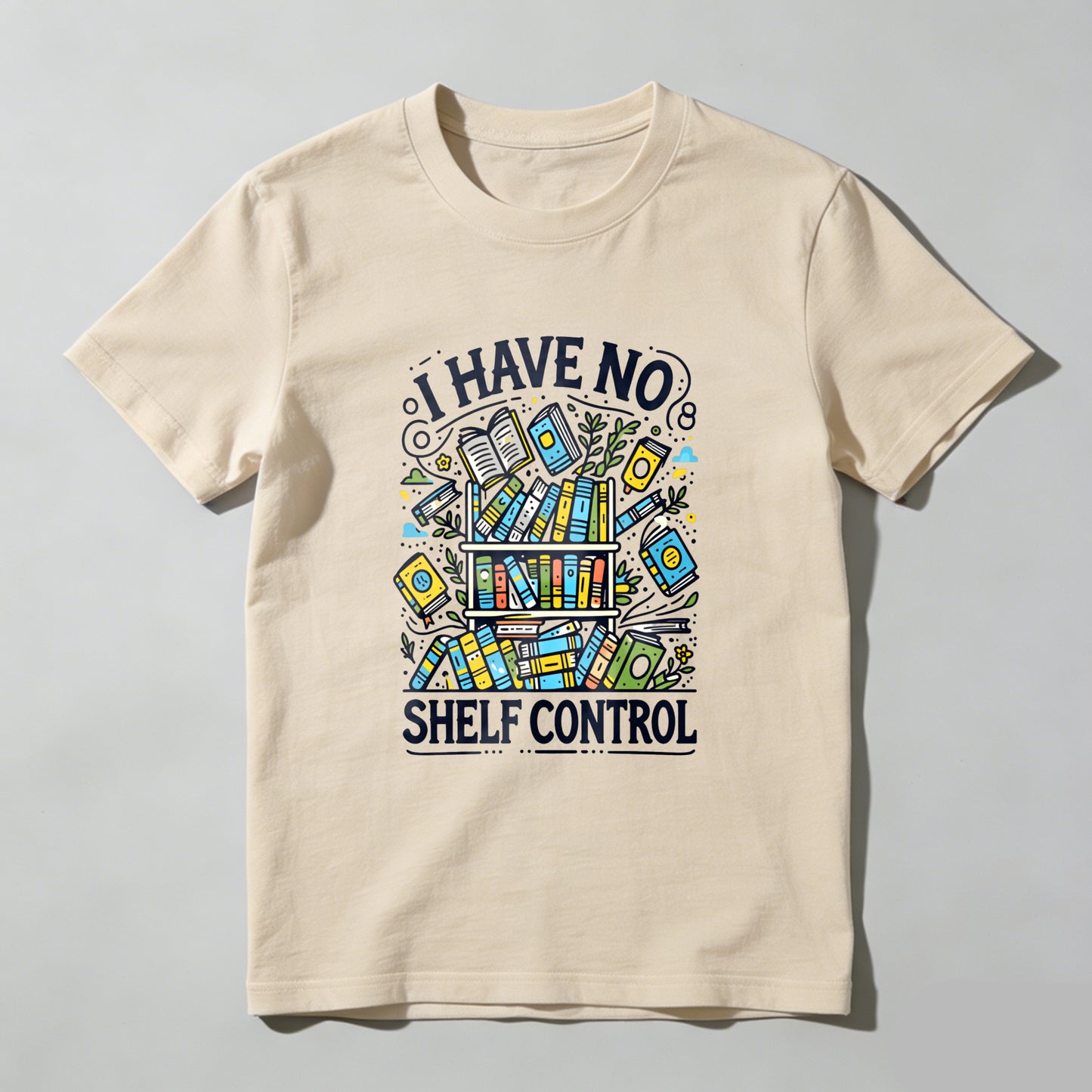 Wardrobecart I Have No Shelf Control Bookshelf Design Unisex Classic T-shirt