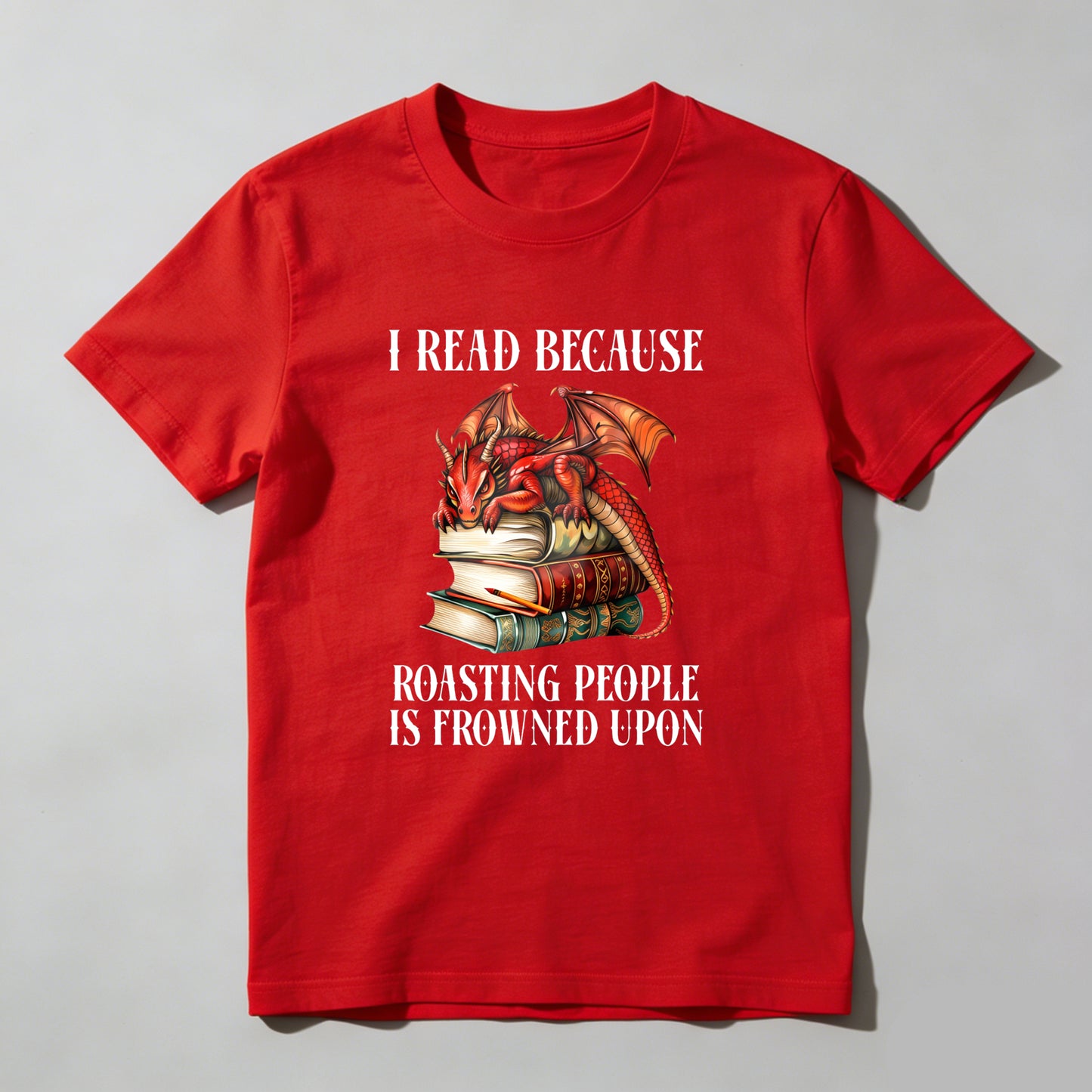 Wardrobecart I Read Because Roasting People Is Frowned Upon Unisex Classic T-shirt
