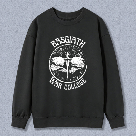 Wardrobecart Basilisk War College Dragon And Sword Design Unisex Classic Sweatshirt