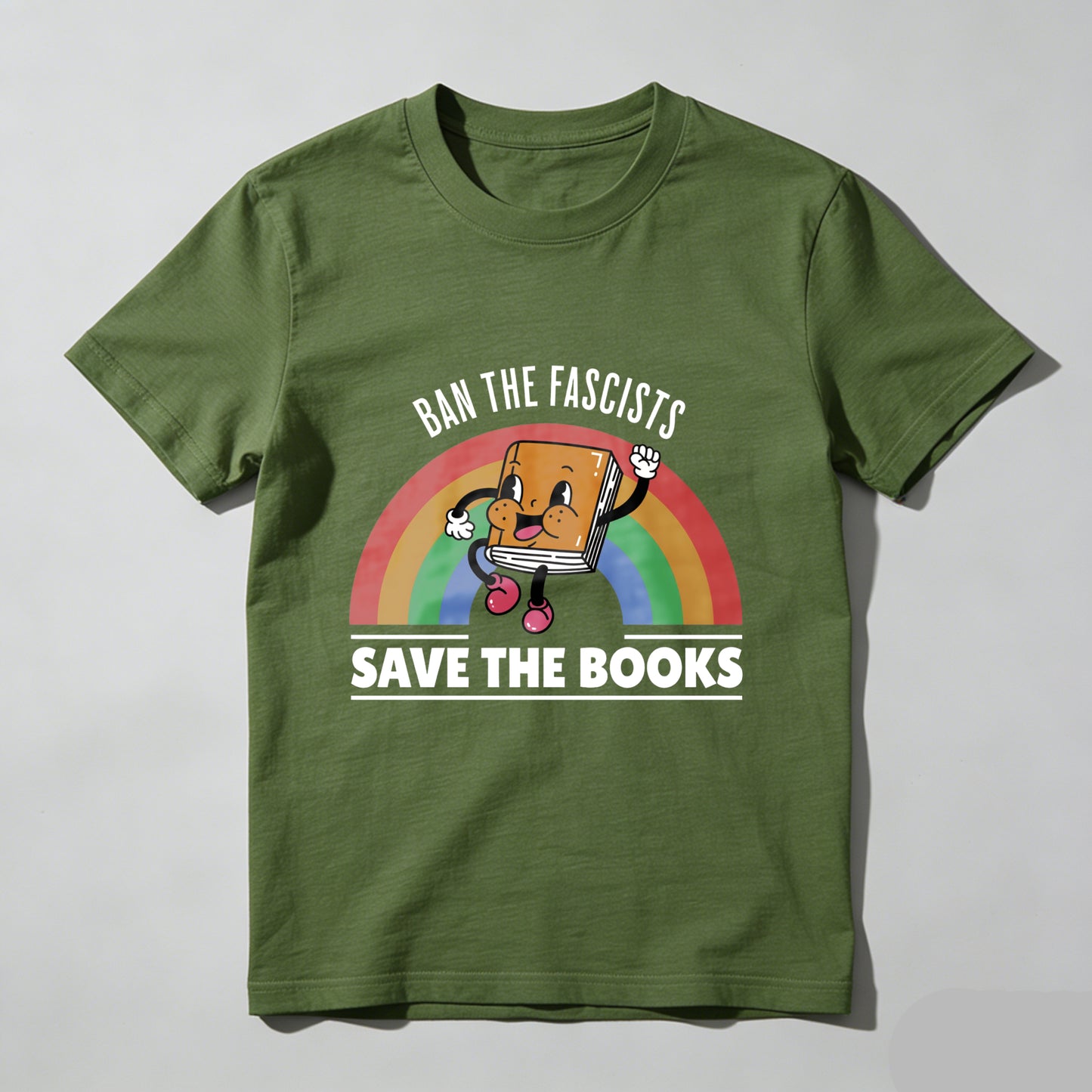 Wardrobecart Ban The Fascists Save The Books Unisex Classic T-shirt