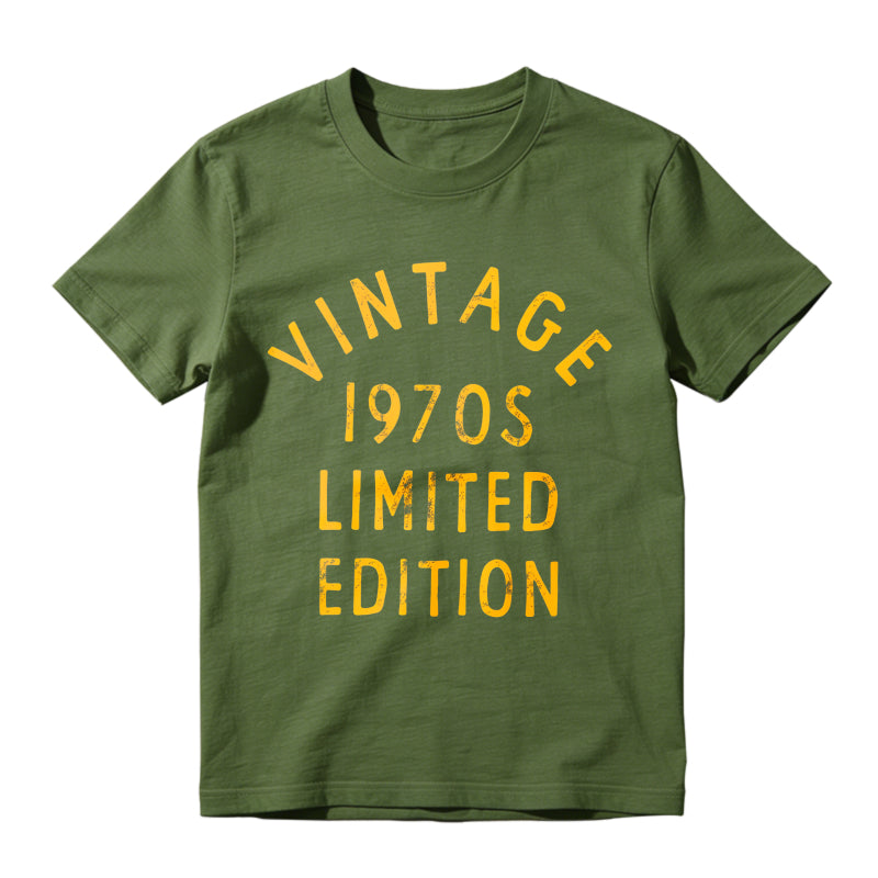 Men's Vintage 1970 Limited Edition T-Shirt – Funny Retro Classic Graphic Tee