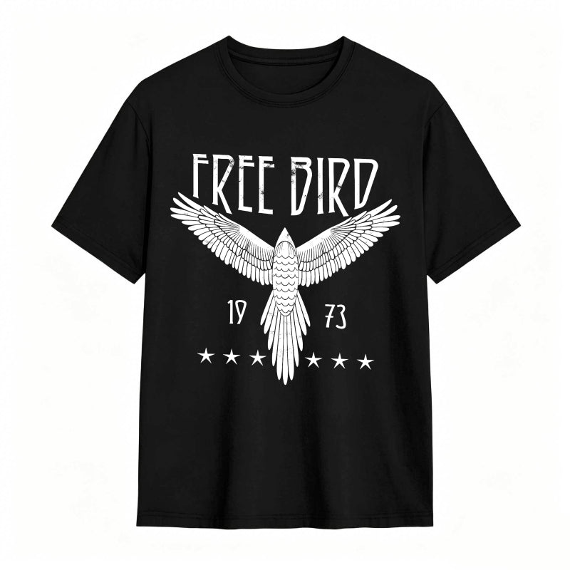Free Bird Eagle 1973 Stars Design Unisex Classic T-shirt