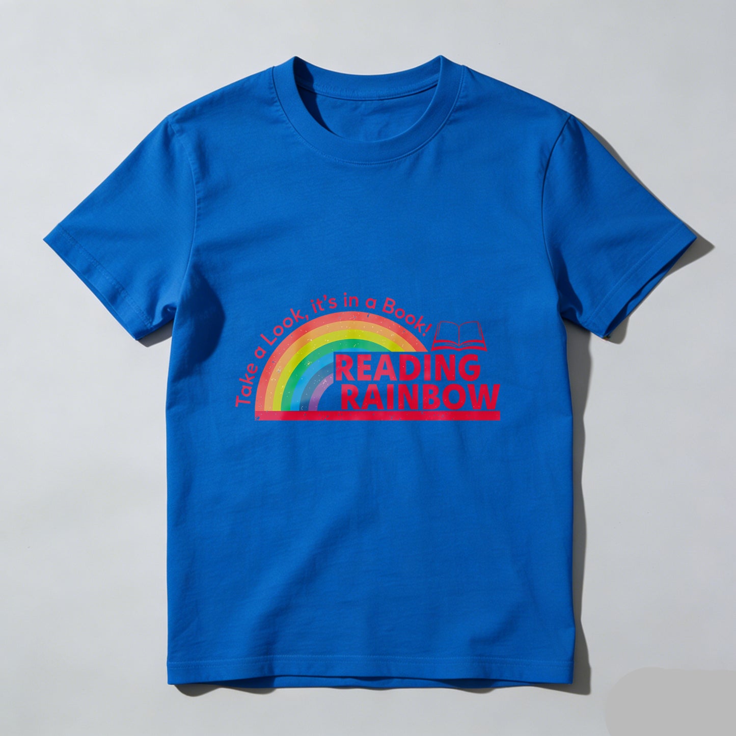 Wardrobecart Take A Look Its In A Book Reading Rainbow Unisex Classic T-shirt