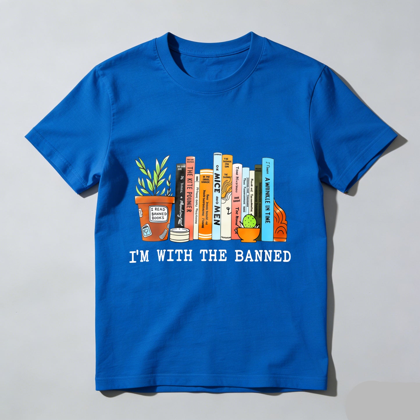 Wardrobecart I'm With The Banned Books Shelf Unisex Classic T-shirt