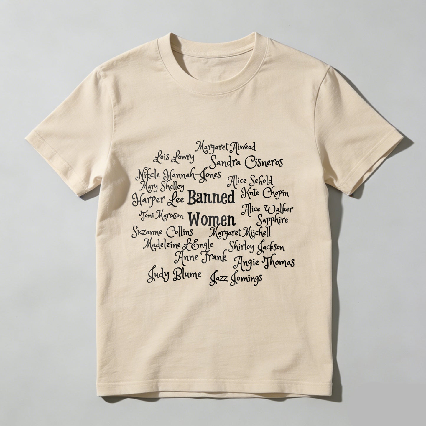 Wardrobecart Banned Women Names List Print Unisex Classic T-shirt
