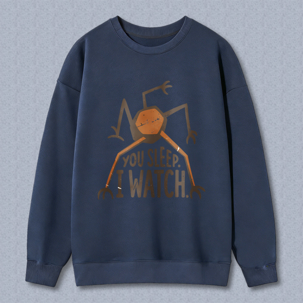 Wardrobecart Spider You Sleep I Watch Unisex Classic Sweatshirt