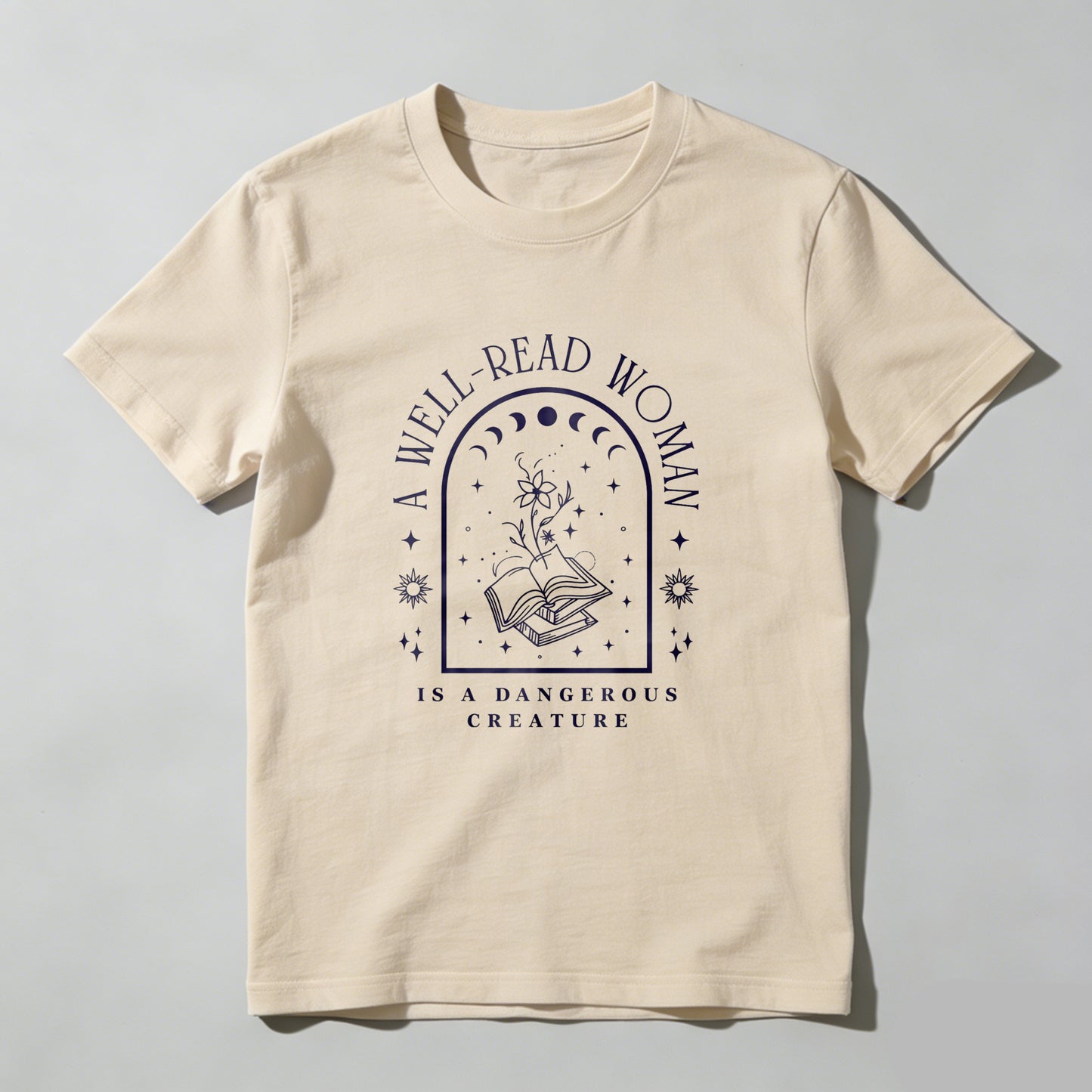 Wardrobecart A Well Read Woman Is A Dangerous Creature Unisex Classic T-shirt