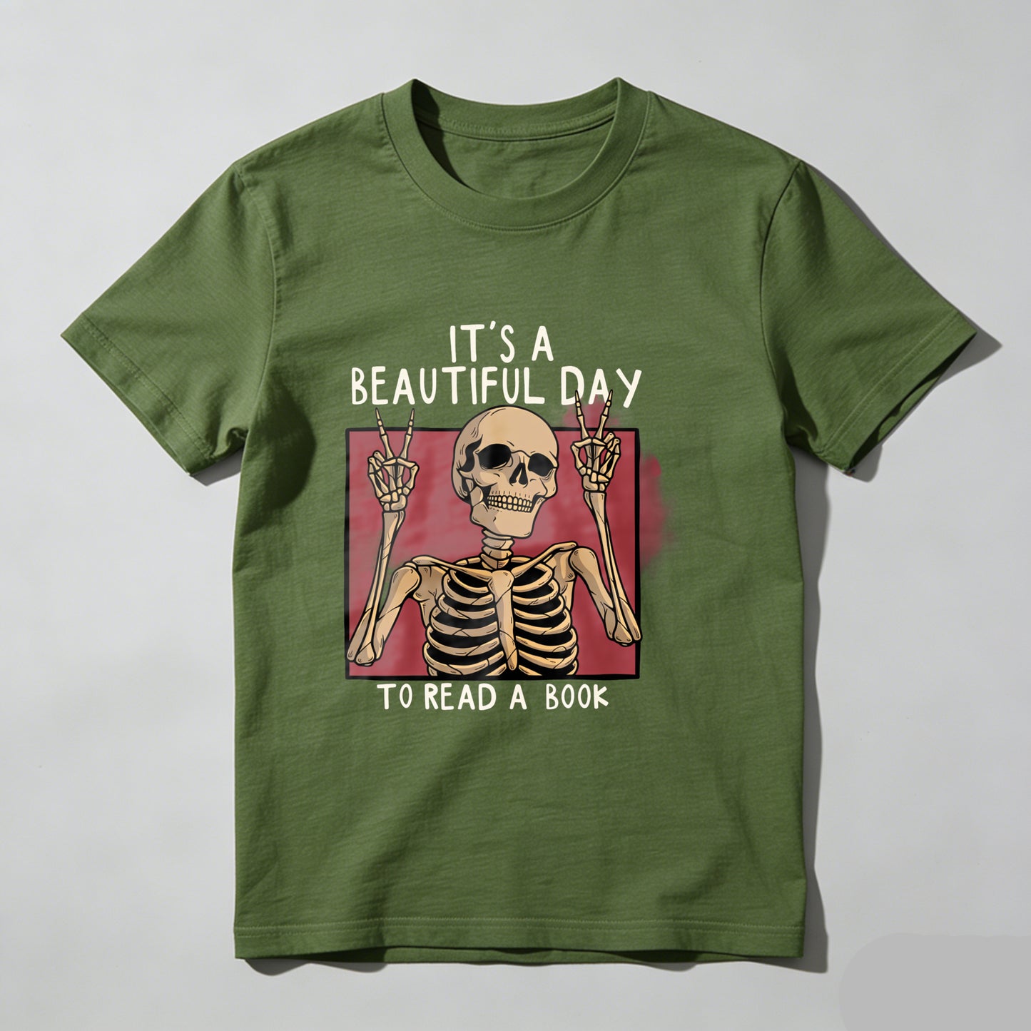 Wardrobecart It's A Beautiful Day To Read A Book Unisex Classic T-shirt