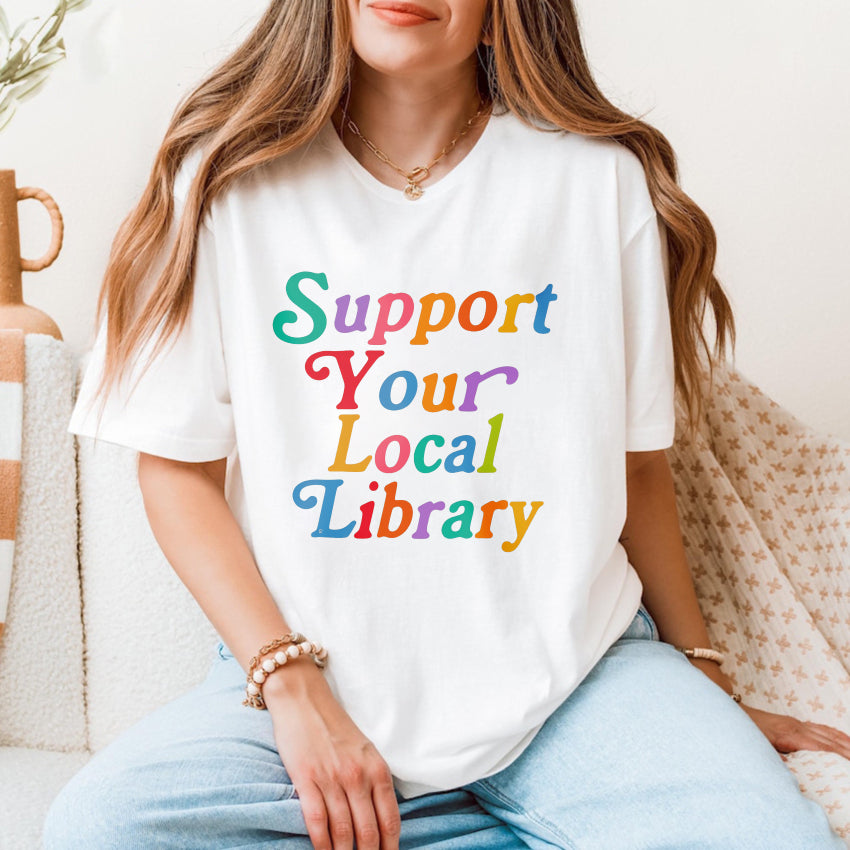 Wardrobecart Support Your Local Library Unisex Classic T-shirt