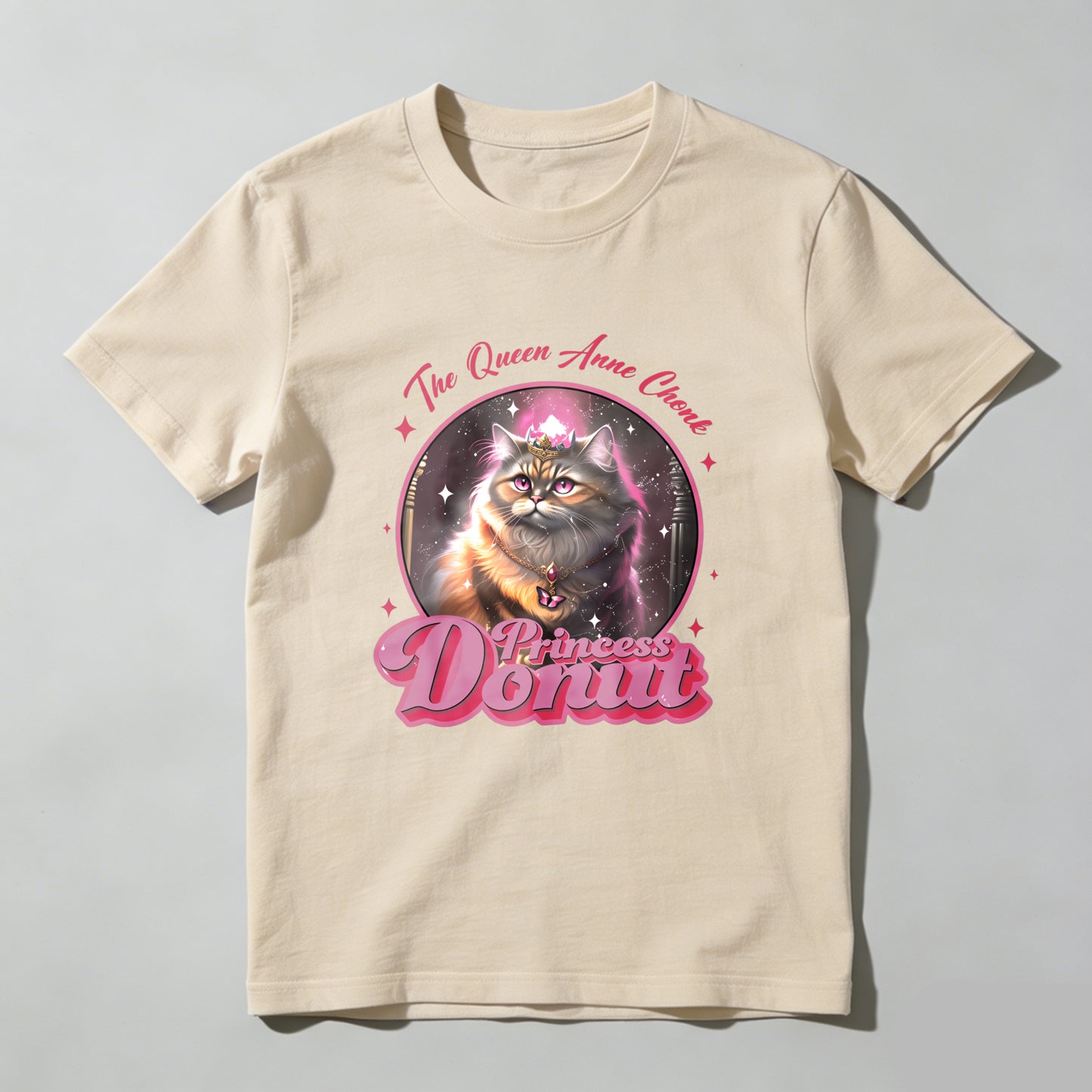 Wardrobecart The Queen Anne Cat Princess Donut Unisex Classic T-shirt