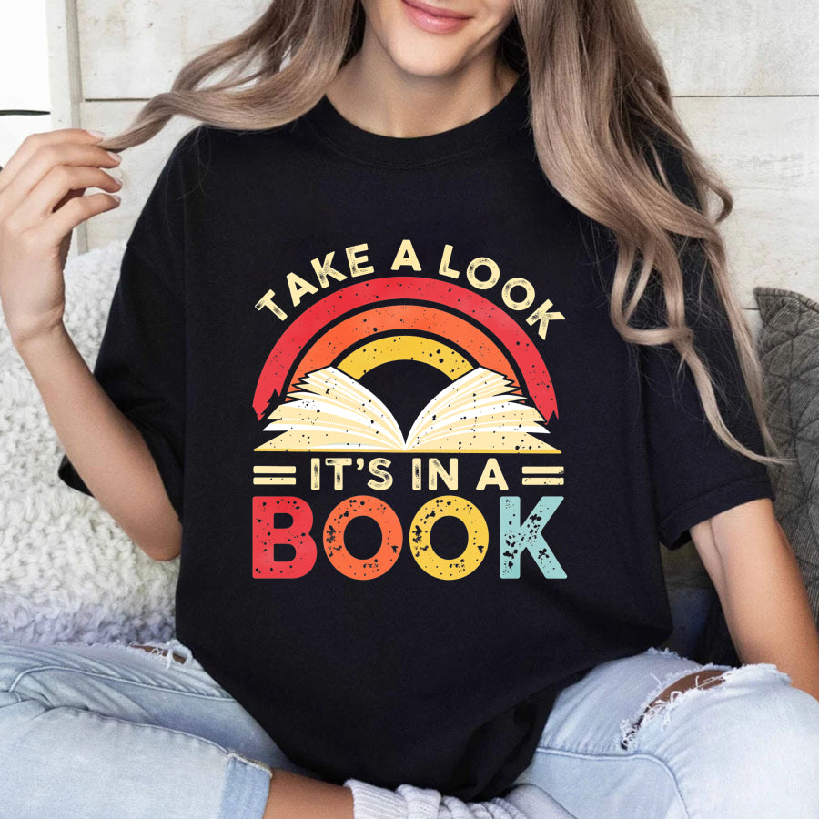 Wardrobecart Take A Look Its In A Book Unisex Classic T-shirt