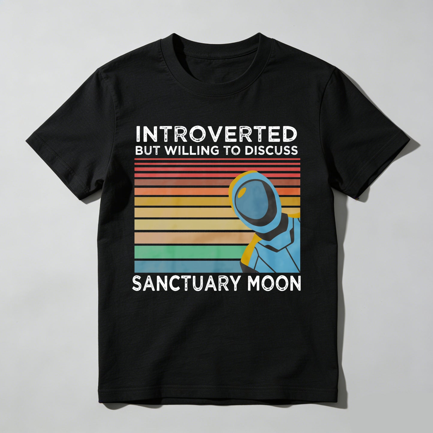 Wardrobecart Introverted But Willing To Discuss Sanctuary Moon Unisex Classic T-shirt